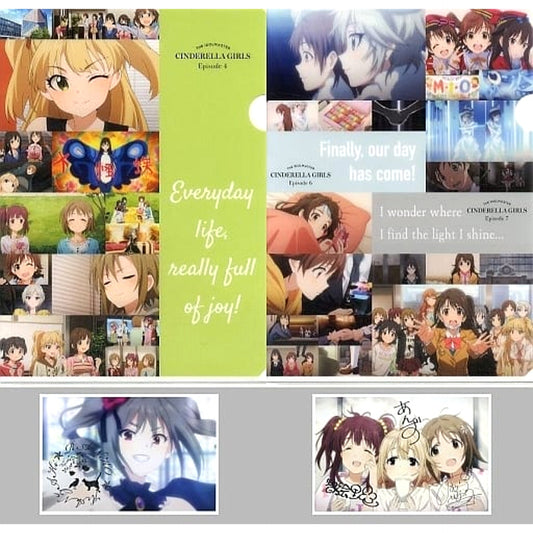 THE IDOLM@STER Cinderella Girls Ichiban Kuji 346 Pro Idol Festival!! Clear File & Voice Bromide Set 2 Prize I [USED]