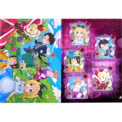 Christa in Wonderland A5 Mini Clear File Set of 2 E Prize Ichiban Kuji Attack on Titan Attack Titan Junior High School Festival [USED]