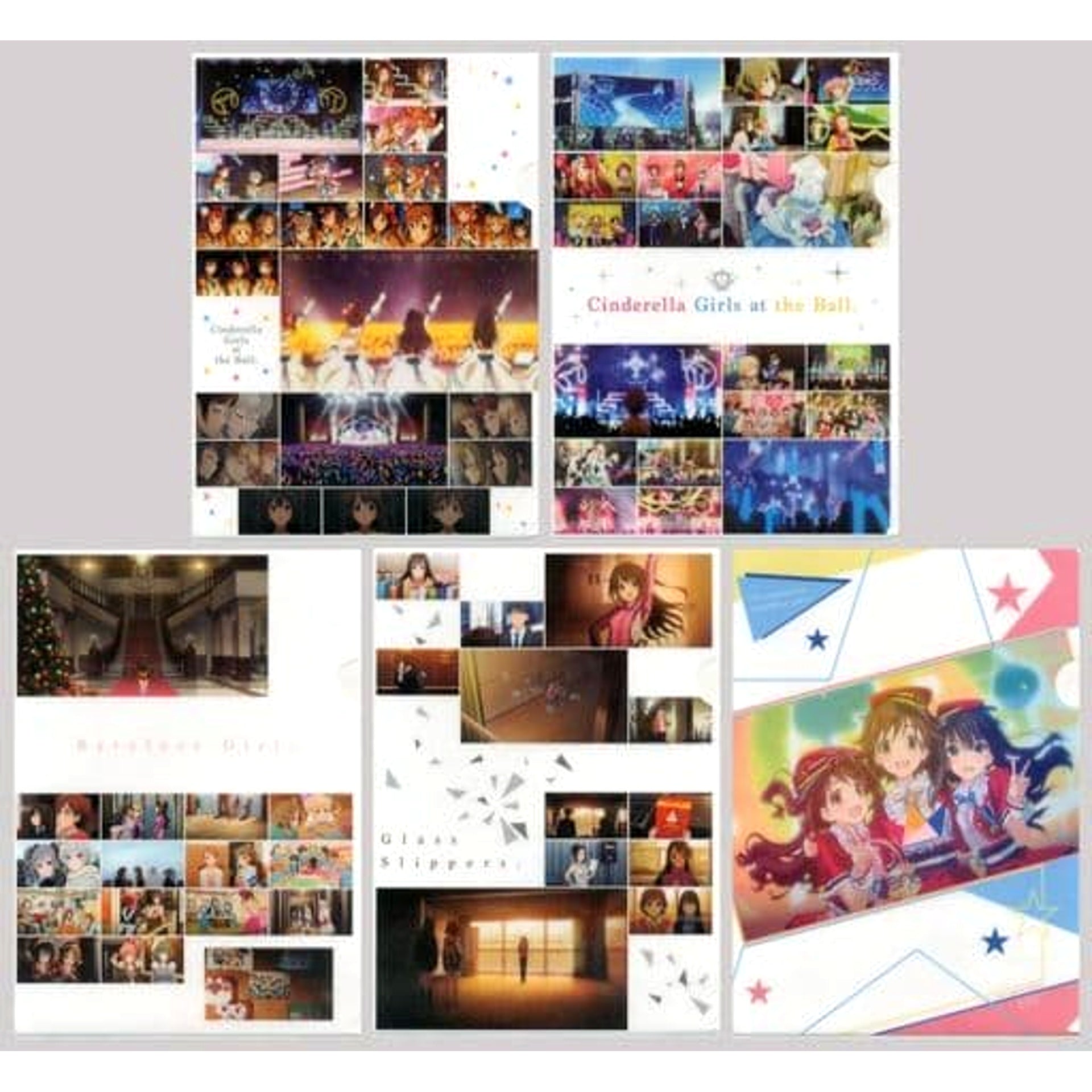 THE IDOLM@STER Cinderella Girls Uzuki Shimamura & Others Ichiban Kuji Premium Part1 A4 File Folder Set 1 Prize H [USED]
