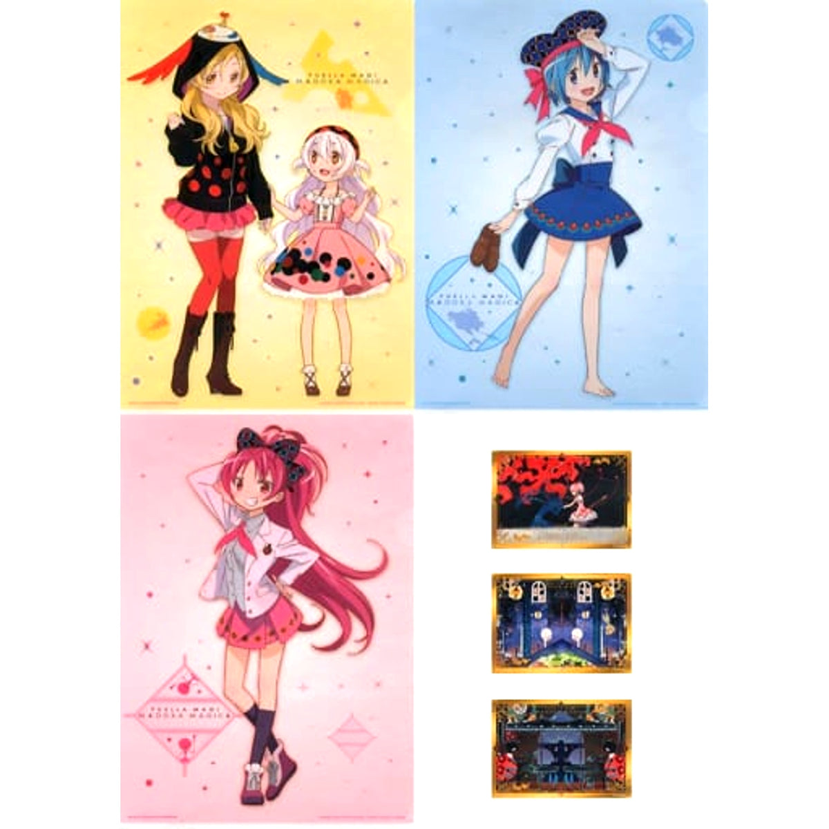 Puella Magi Madoka Magica Mami Tomoe Sayaka Miki Kyoko Sakura Ichiban Kuji Premium Magiccraft Clear File Collection Prize I [USED]