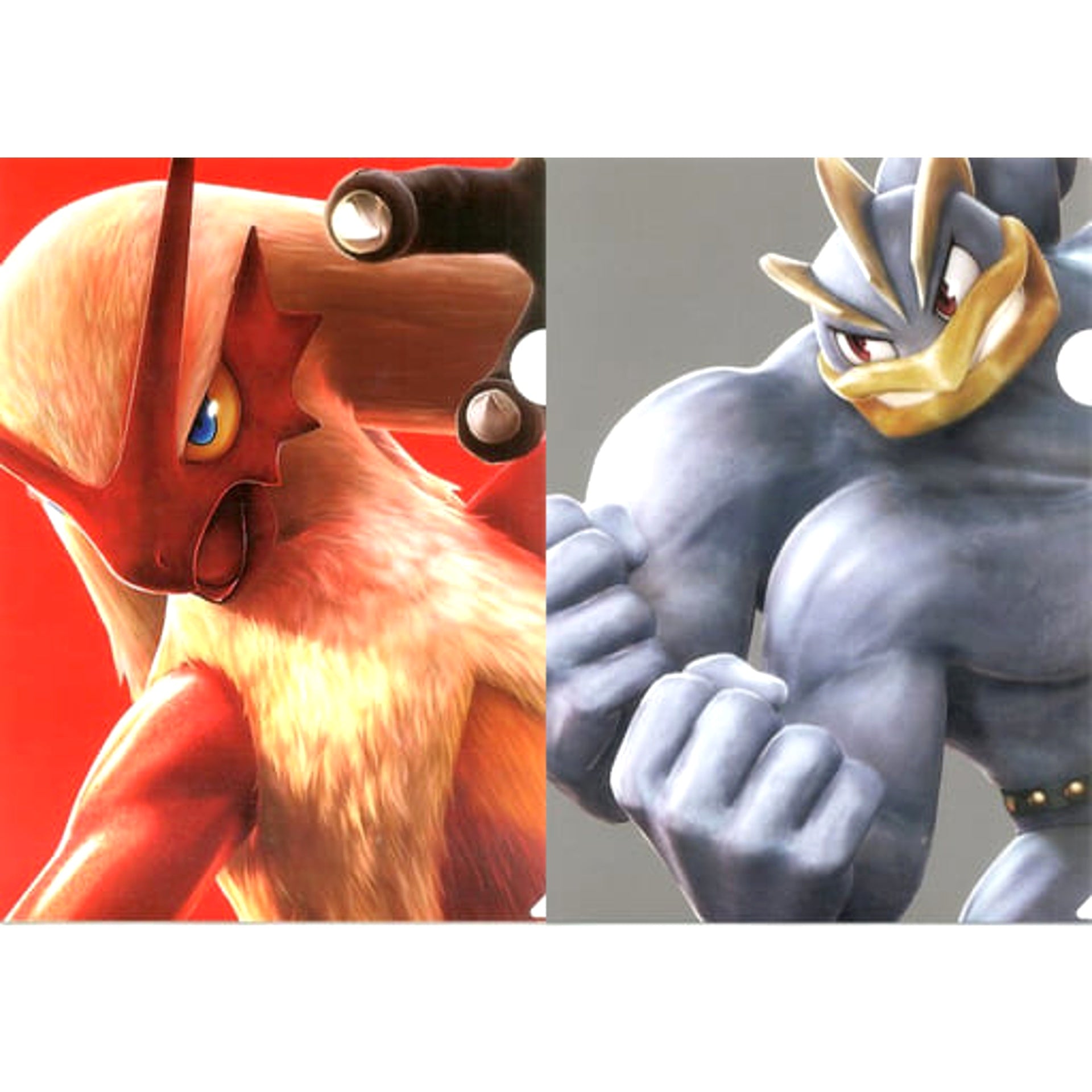 Pokken Tournament Blaziken Machamp Ichiban Kuji A4 File Folder Set Prize F [USED]