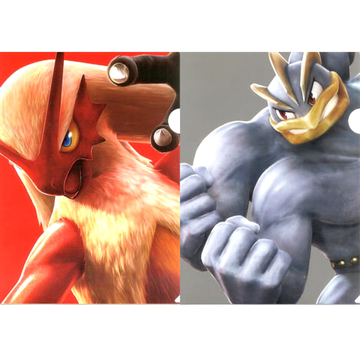 Pokken Tournament Blaziken Machamp Ichiban Kuji A4 File Folder Set Prize F [USED]