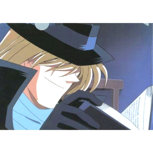 Gin Book A5 Mini Clear File Countdown to Heaven Sega Lucky Kuji Light Detective Conan The Movie 20th Anniversary Mini Clear File Collection [USED]