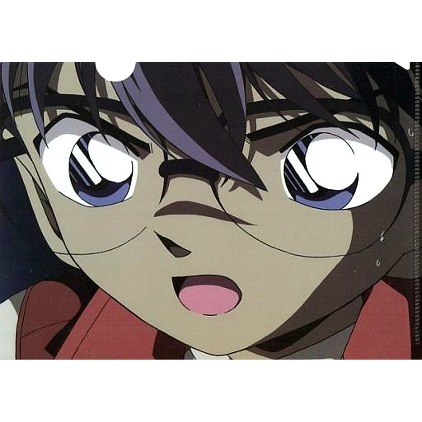 Conan Edogawa A5 Mini Clear File The Private Eyes Requiem Sega Lucky Kuji Light Detective Conan The Movie 20th Anniversary Mini Clear File Collection [USED]