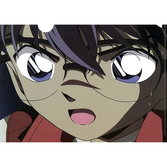 Conan Edogawa A5 Mini Clear File The Private Eyes Requiem Sega Lucky Kuji Light Detective Conan The Movie 20th Anniversary Mini Clear File Collection [USED]