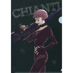 Chianti A5 Mini Clear File The Darkest Nightmare Sega Lucky Kuji Light Detective Conan The Movie 20th Anniversary Mini Clear File Collection Black Visual [USED]