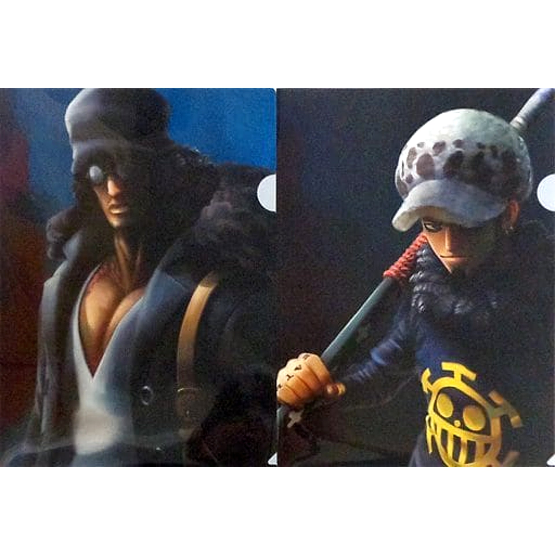 One Piece Kuzan Law Ichiban Kuji THE GREAT GALLERY Reached The Top Portrait Clear File Set Prize G [USED]