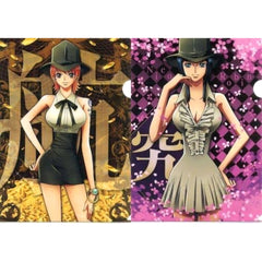 One Piece Nami Nico Robin Straw Hat Store Collaboration Ver. Ichiban Kuji Ver. Memories 2 A4 File Folder Straw Hat Store Collaboration Exclusive Prize G [USED]