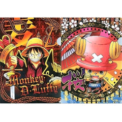 One Piece Monkey D. Luffy Chopper Ichiban Kuji Ver. Memories 2 A4 Clear File Set of 2 Straw Hat Store Collaboration Exclusive Prize G [USED]