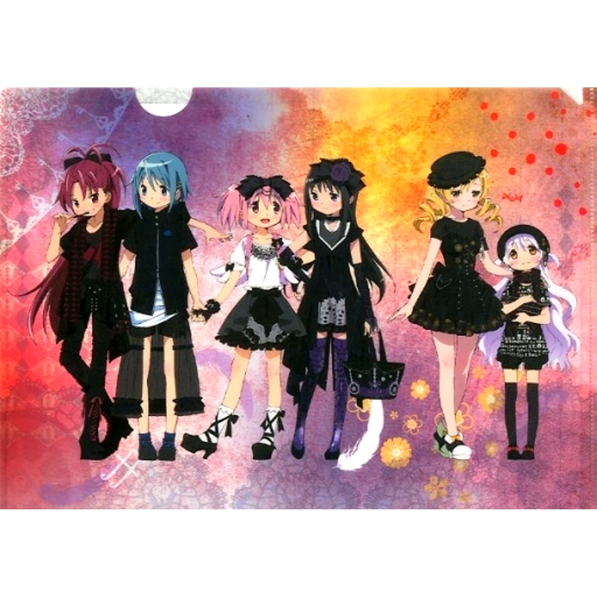 Key Visual A4 Clear File Puella Magi Madoka Magica The Movie Rebellion x h.NAOTO [USED]