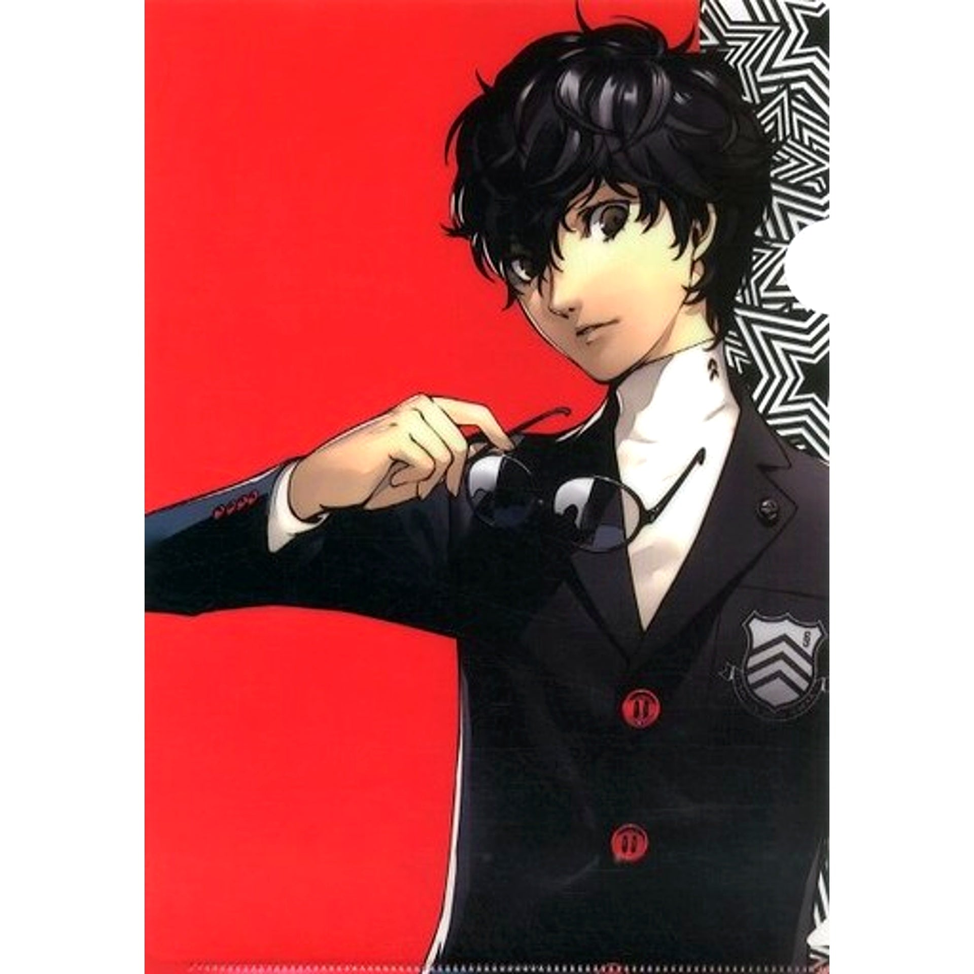 Protagonist Student Ver. Title Logo A4 Clear File Sega Lucky Kuji light Persona 5 Clear File Collection [USED]
