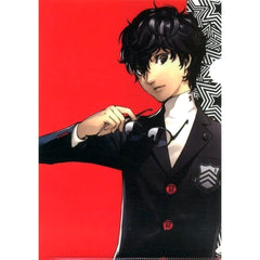 Protagonist Student Ver. Title Logo A4 Clear File Sega Lucky Kuji light Persona 5 Clear File Collection [USED]