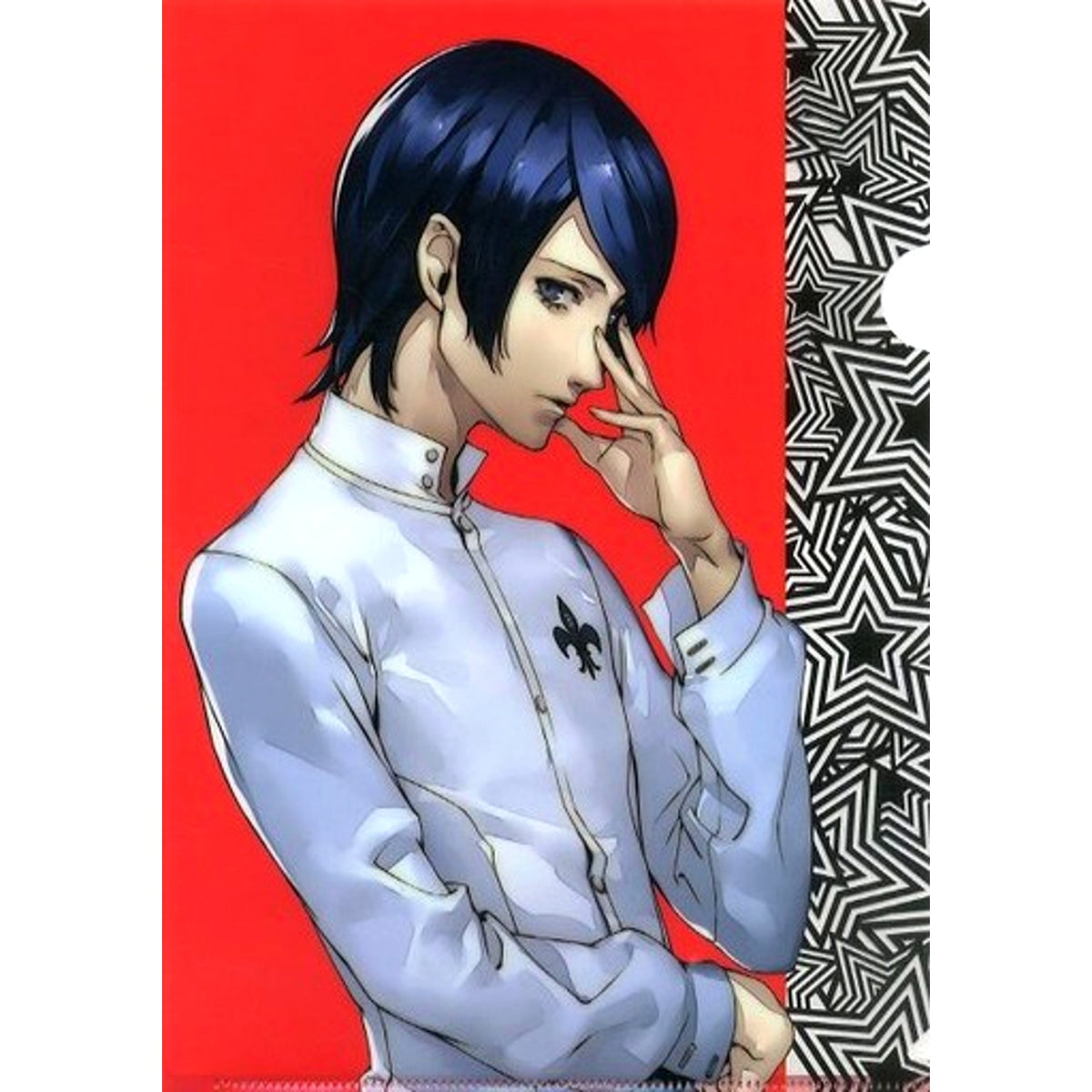 Yusuke Kitagawa Student Ver. Title Logo A4 Clear File Sega Lucky Kuji light Persona 5 Clear File Collection [USED]