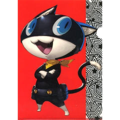 Morgana Title Logo Persona 5 Clear File Collection A4 Clear File Sega Lucky Kuji Light [USED]