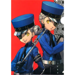 Justine & Caroline Title Logo A4 Clear File Sega Lucky Kuji light Persona 5 Clear File Collection [USED]