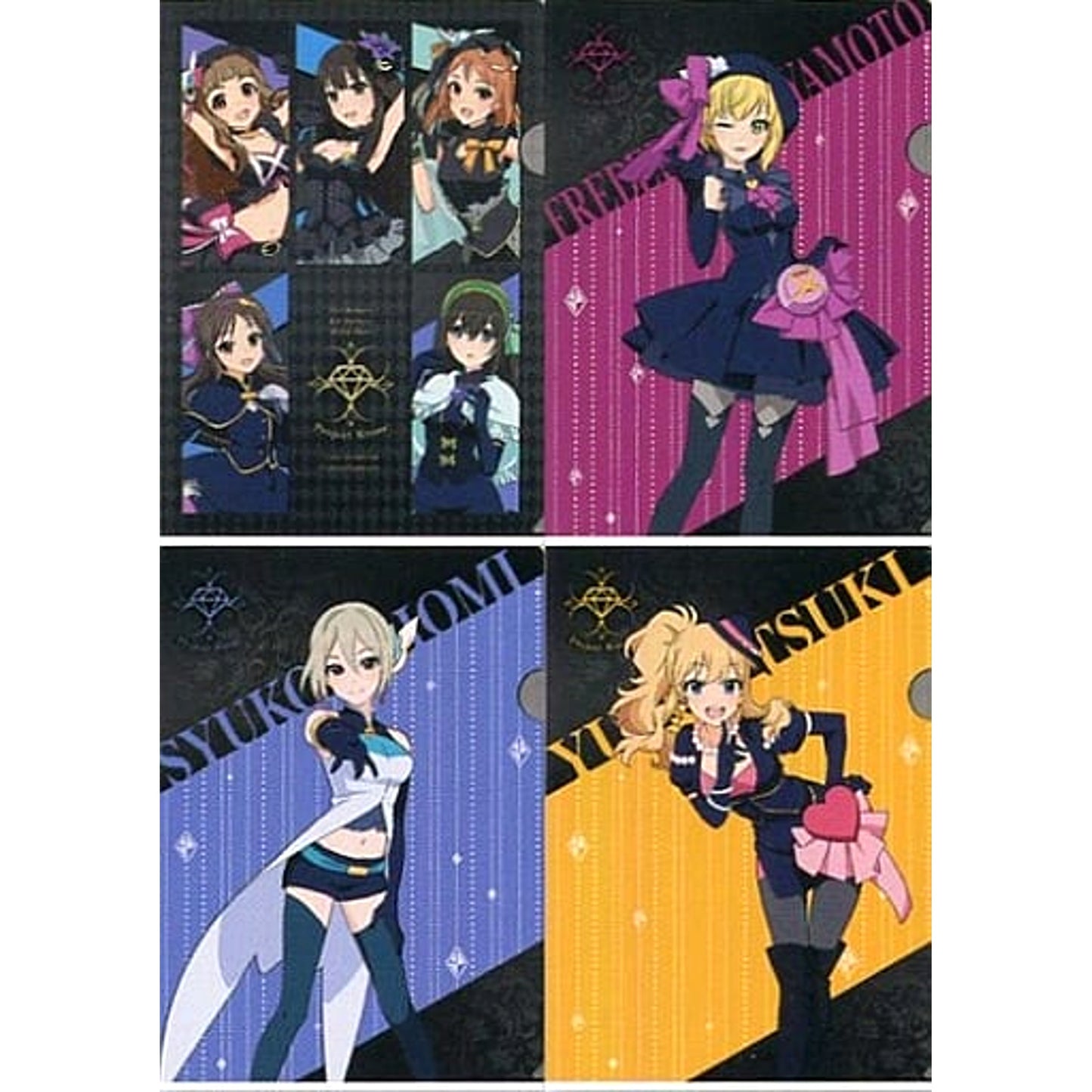 THE IDOLM@STER Cinderella Girls Frederica Miyamoto & Others Ichiban Kuji Premium Part 3 A4 File Folder Prize G [USED]