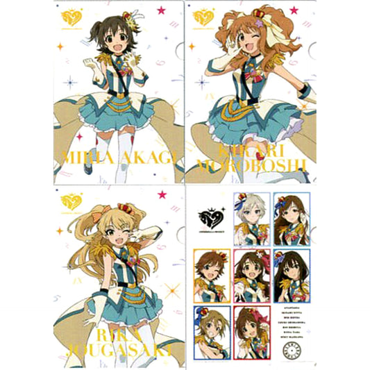 THE IDOLM@STER Cinderella Girls Miria Akagi & Others Ichiban Kuji Premium Part4 A4 File Folder Prize G [USED]