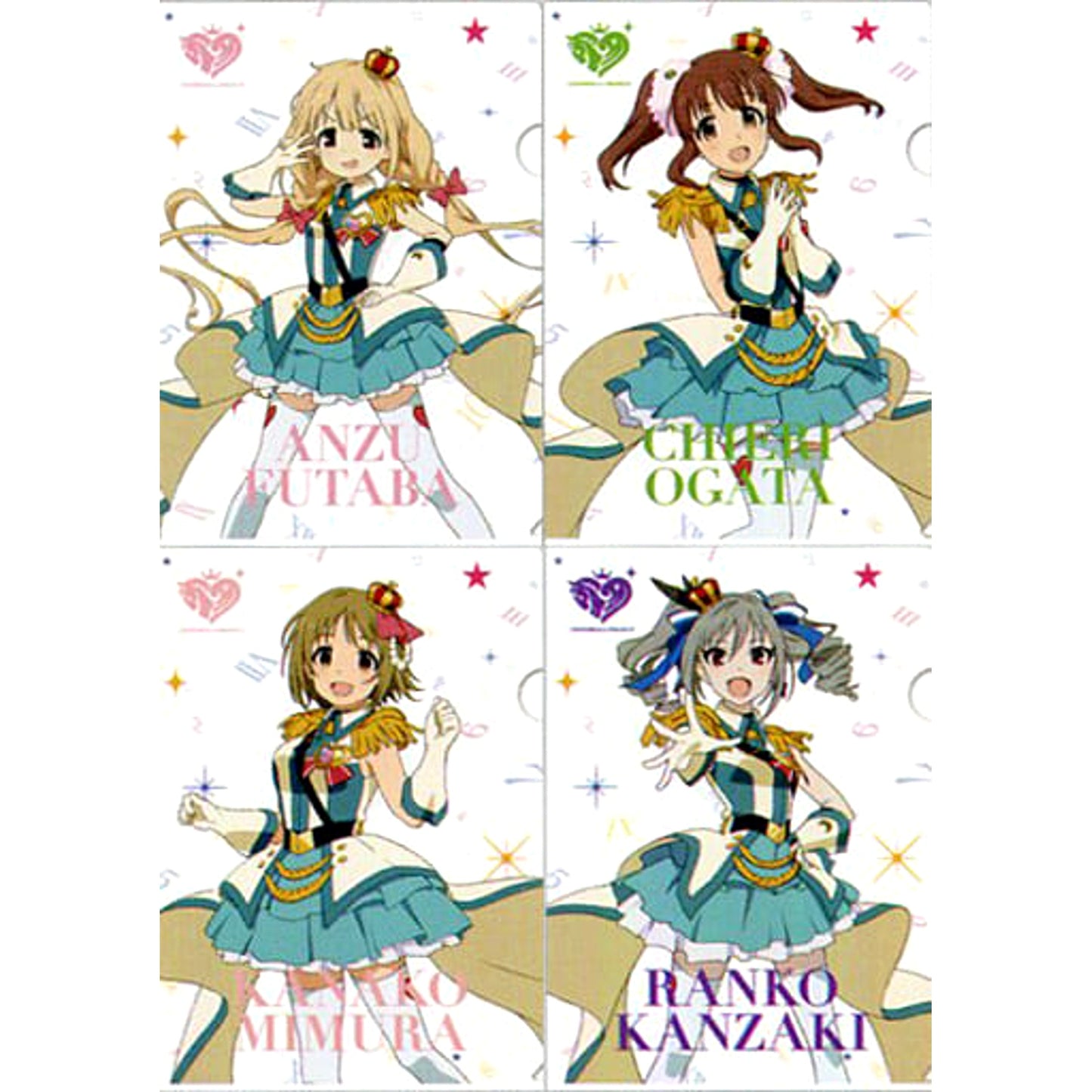 THE IDOLM@STER Cinderella Girls Anzu Futaba & Others Ichiban Kuji Premium Part4 A4 File Folder Prize G [USED]