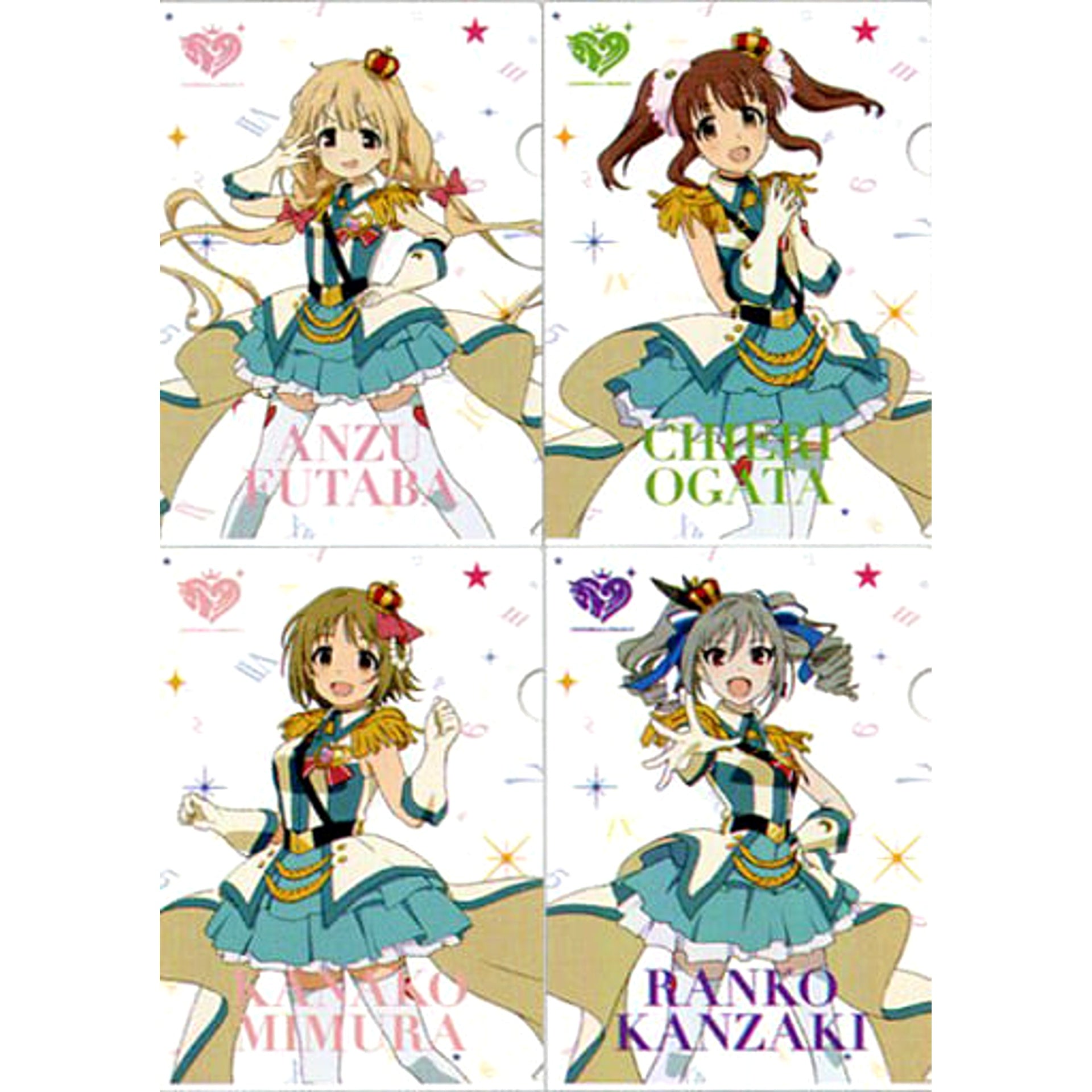 THE IDOLM@STER Cinderella Girls Anzu Futaba & Others Ichiban Kuji Premium Part4 A4 File Folder Prize G [USED]