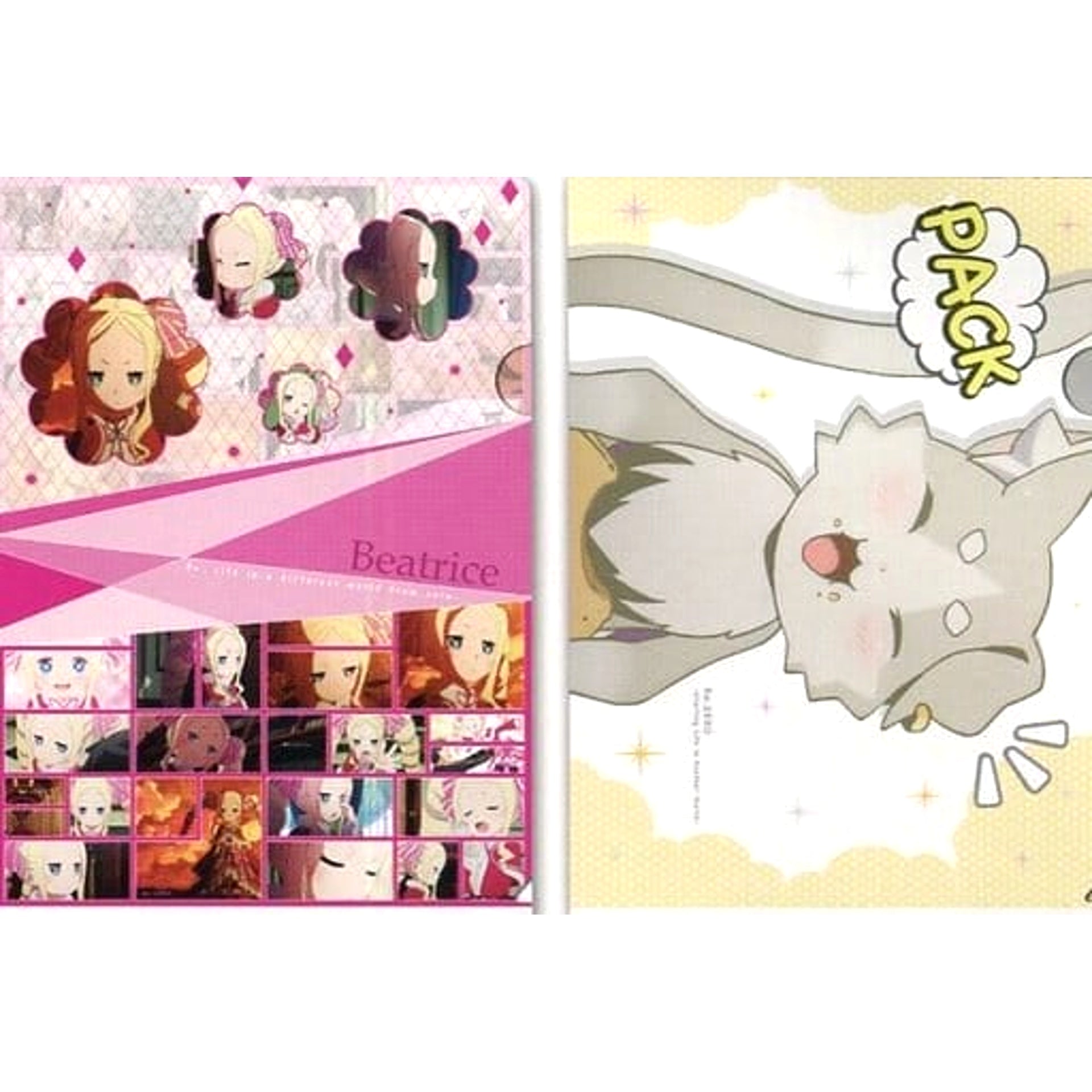 Re:ZERO -Starting Life in Another World- Beatrice Pack Ichiban Kuji A4 File Folder Set Prize D [USED]