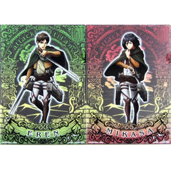 Attack on Titan Ellen Mikasa Ichiban Kuji Survive! The Scout Regiment A4 File Folder Set Prize H [USED]