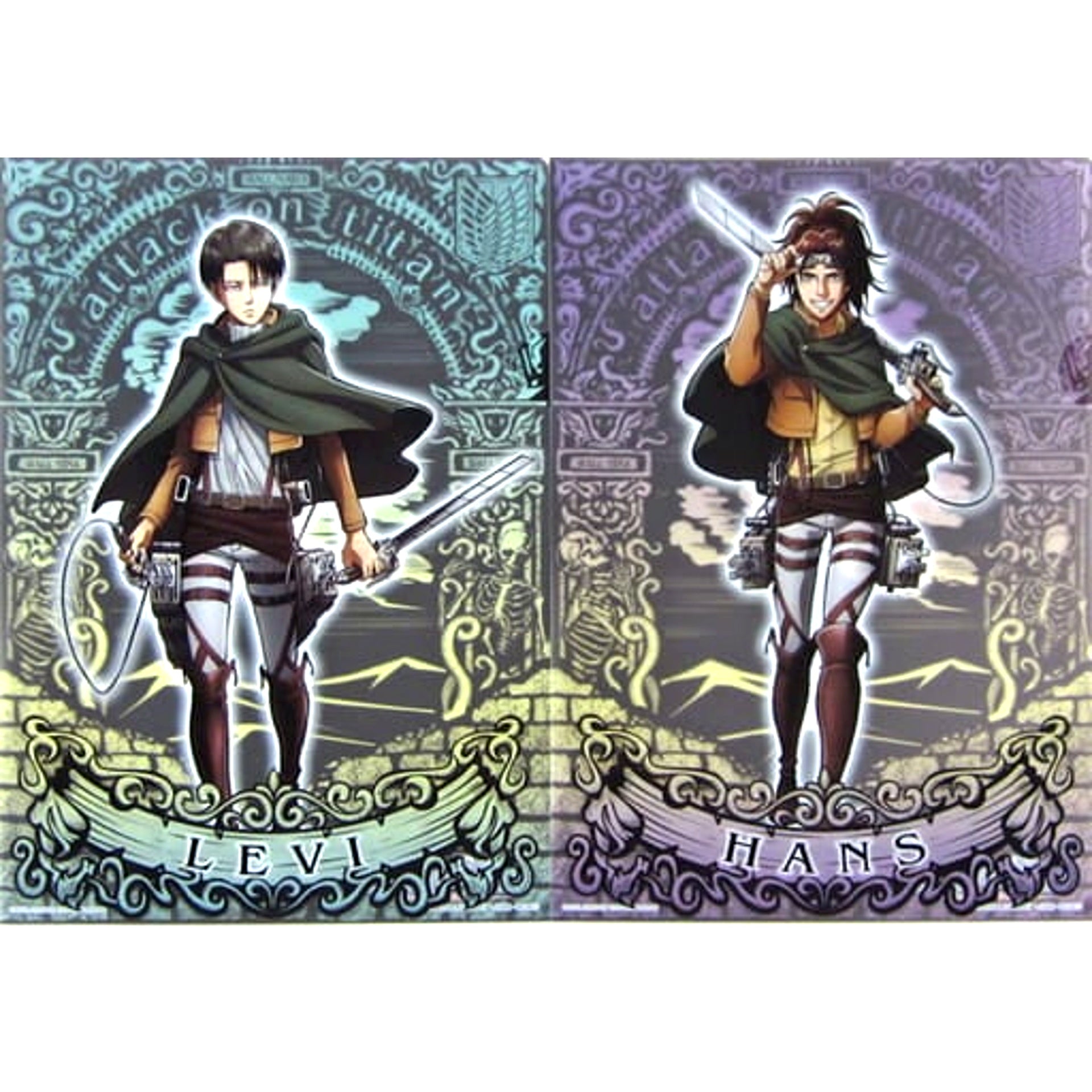 Attack on Titan Levi Hange Ichiban Kuji Survive! The Scout Regiment A4 File Folder Set Prize H [USED]
