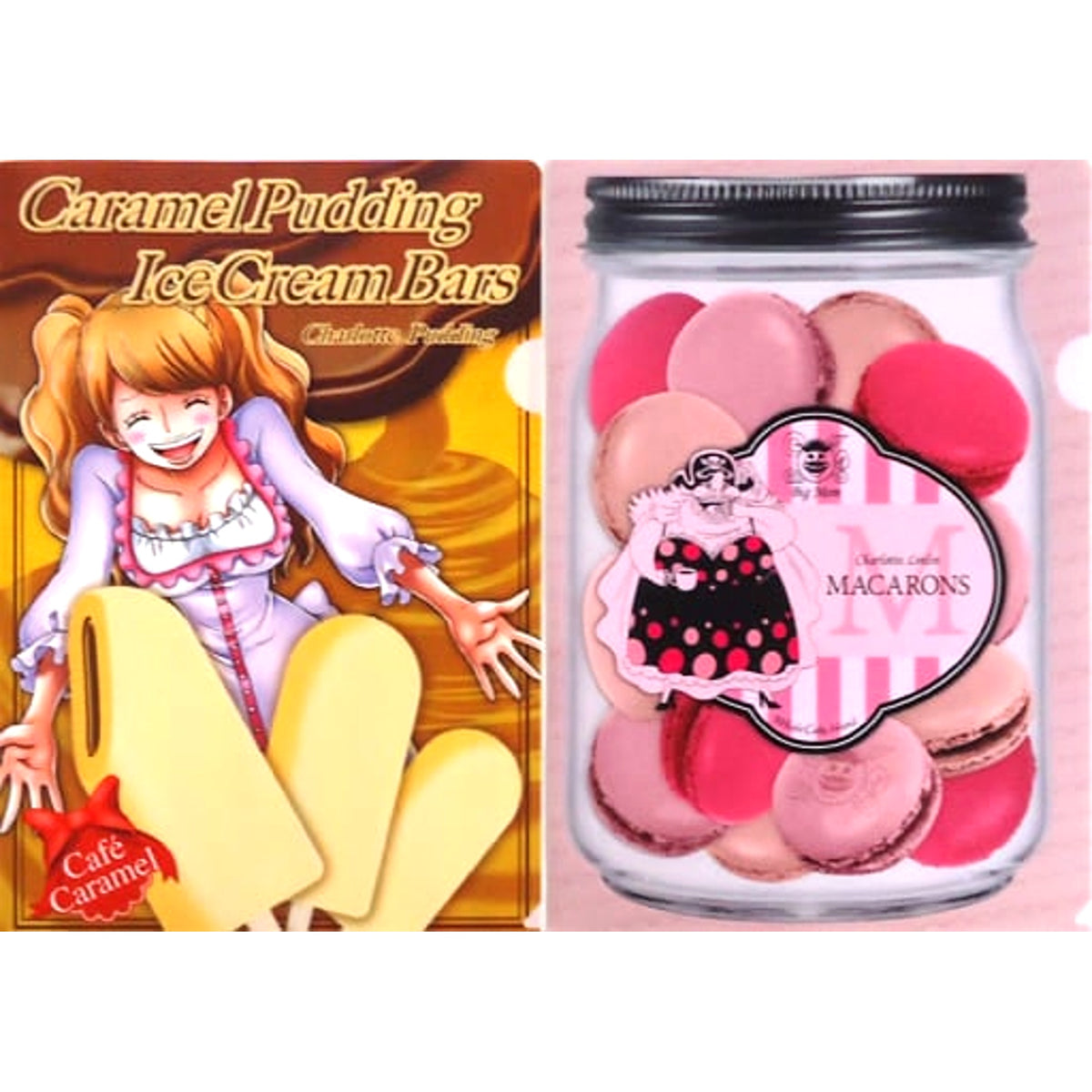 One Piece Charlotte Pudding Big Mom Ichiban Kuji Aim For The Whole Cake Island A4 File Folder Set Prize H [USED]