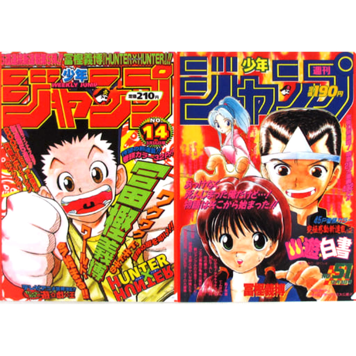 HUNTER X HUNTER & Yu Yu Hakusho Gon & Others Ichiban Kuji Weekly Shonen Jump 50th Anniversary A4 File Folder Set Prize G [USED]