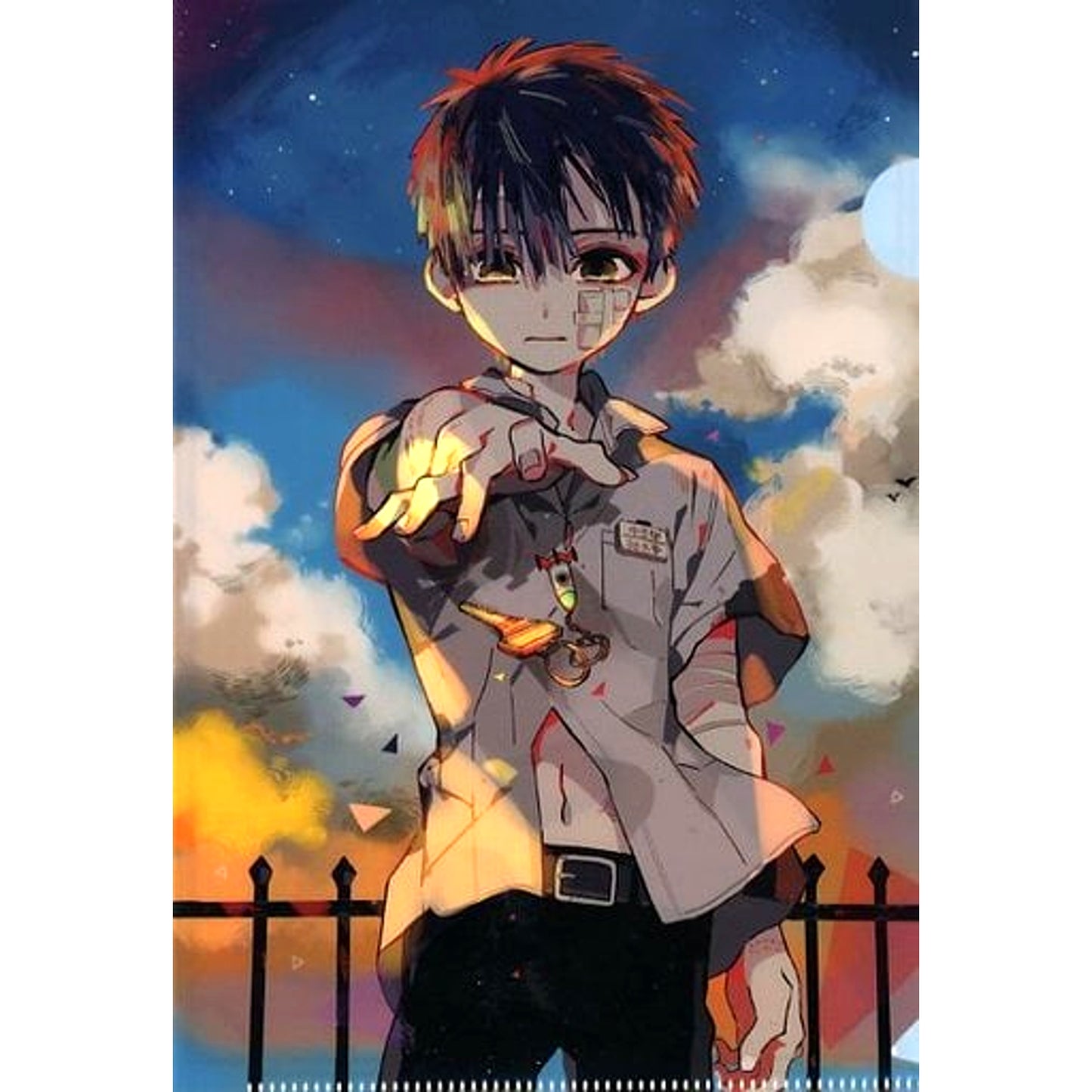Hanako-kun A5 Clear File Toilet-Bound Hanako-kun x PRINCESS CAFE [USED]