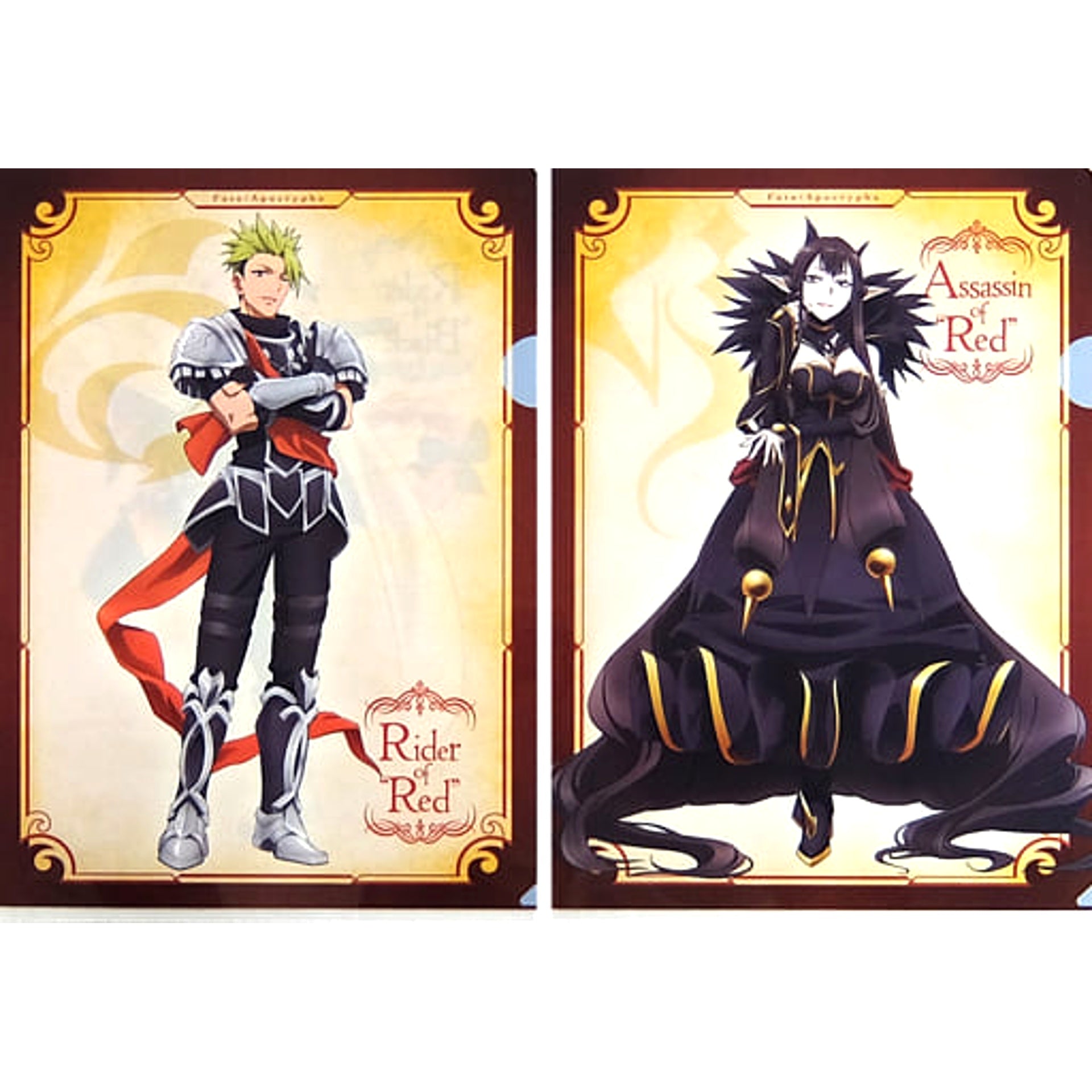 Fate/Apocrypha Assassin Rider Ichiban Kuji A4 File Folder Set Prize D [USED]