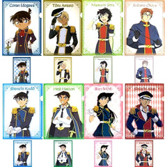 Set of 4 E Prize A4 Clear File & Postcard Set Sega Lucky Kuji Detective Conan ZERO COLLECTION [USED]