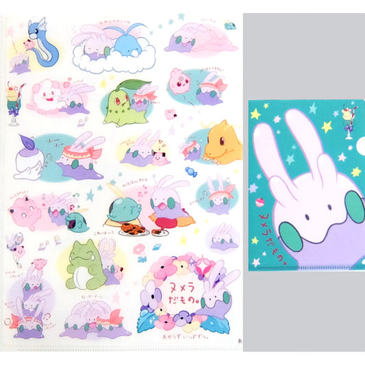 Goomy Damono. Goomy Clear File Set Damono A4 & A6 Clear File Set Pokemon Pokemon Center Limited [USED]