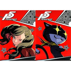 Ann Takamaki & Morgana Prize G Set of 2 A4 Clear Files Sega Lucky Kuji Persona 5 [USED]