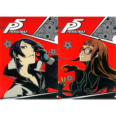 Yusuke Kitagawa & Futaba Sakura Prize G Set of 2 A4 Clear Files Sega Lucky Kuji Persona 5 [USED]