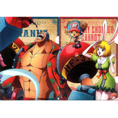 One Piece Franky Chopper Carrot Ichiban Kuji Memorial Log A4 Newly Illustrated Clear File Set History Relay Prize G [USED]