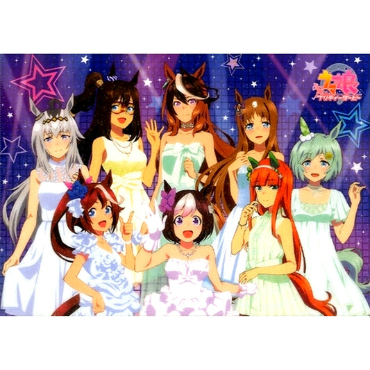 Group Uma Musume Pretty Derby Chara Pop Store Original A4 Clear File Purchase Bonus [USED]