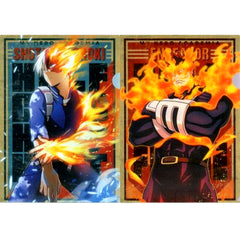 Shoto Todoroki & Endeavor A4 Clear File Set feat. SMASH RISING Ichiban Kuji My Hero Academia FIGHTING HEROES feat. SMASH RISING Prize E [USED]