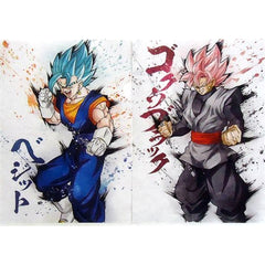 Dragon Ball Vegito Goku-Black Ichiban Kuji Ultimate Evolution with Dragon Ball Z Dokkan Battle A4 File Folder Set Prize I [USED]