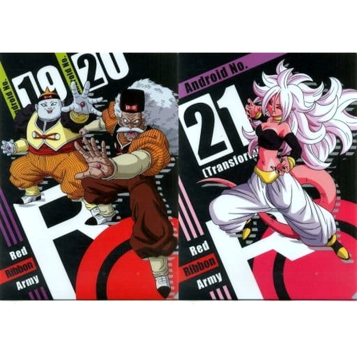 Dragon Ball Android 19 & Others Ichiban Kuji Dragon Ball THE ANDROID BATTLE with FighterZ A4 Clear File Collection Prize F [USED]