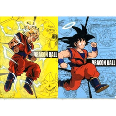 Dragon Ball Super Saiyan 2 Son Goku & Others Ichiban Kuji Super Warrior Battle Retsuden Z Newly Illustrated Clear A4 File Son Goku History Prize K [USED]