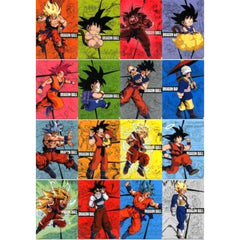 Dragon Ball Son Goku All 8 Types Set Ichiban Kuji Super Warrior Battle Retsuden Z Newly Illustrated Clear A4 File Son Goku History Prize K [USED]