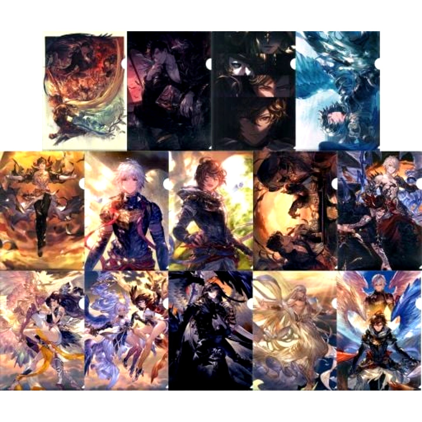 Set of 14 000 Trading A4 Clear File Granblue Fantasy EXTRA Fes 2019 [USED]