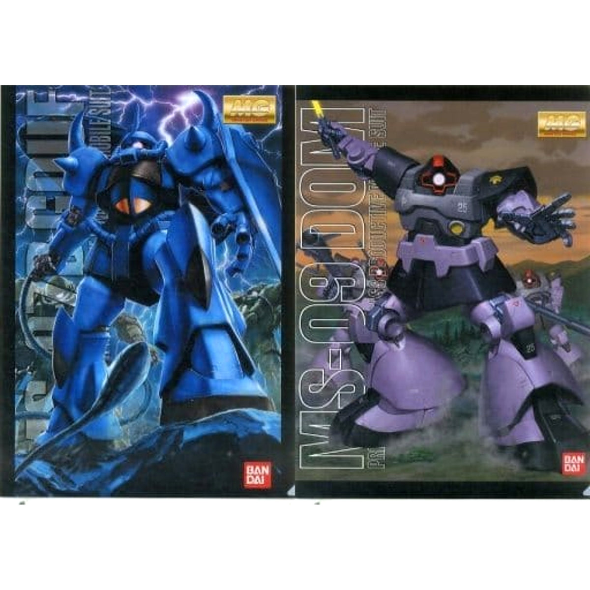 Mobile Suit Gundam Dom Gouf Ver.2.0 MG Ichiban Kuji Gunpla Ver. 2.0 A4 File Folder Prize E [USED]