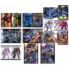 All 10 Types Set A4 Clear File Ichiban Kuji Mobile Suit Gundam Gunpla Ver. 2.0 Prize E [USED]