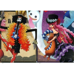One Piece Brook Perona Ichiban Kuji Memorial Log A4 Newly Illustrated Clear File Set History Relay Prize G [USED]