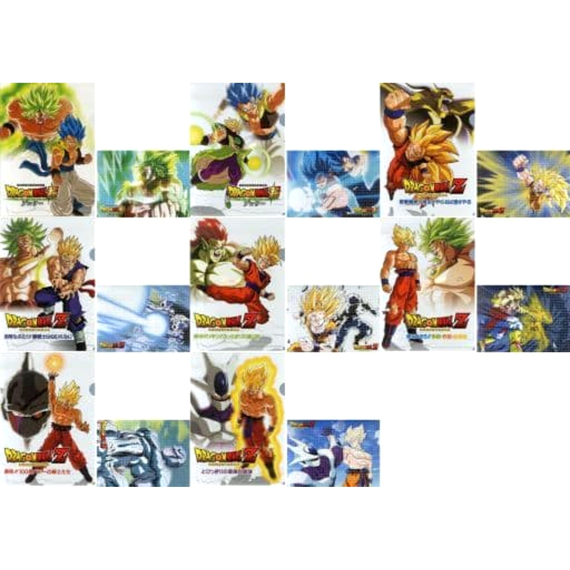 Dragon Ball Metal Cooler & Others All 8 Types Set Ichiban Kuji Saiyan Super Battle Clear File Collection Prize K [USED]