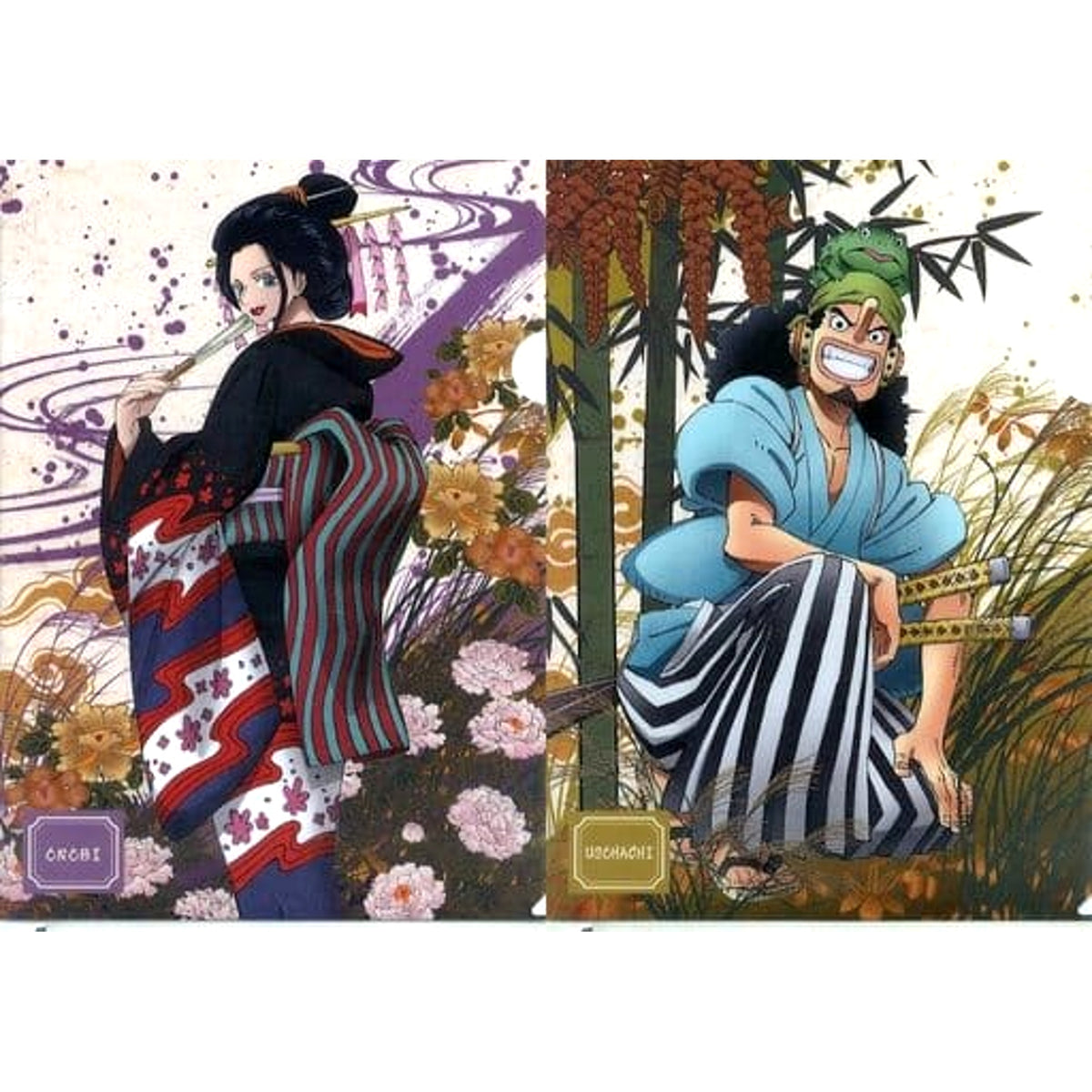 One Piece Orobi Usopp Ichiban Kuji Wano Country Arc: Act 1 A4 File Folder Set Prize H [USED]