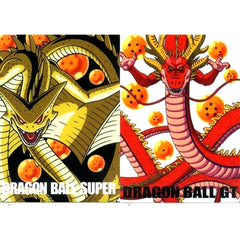 Dragon God Zalama Ultimate Shenron Dragon Ball Ichiban Kuji The Greatest Saiyan A4 Clear File Set of 2 Prize F [USED]