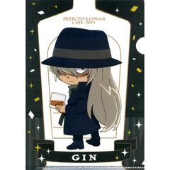 Gin Prize E Detective Conan Cafe Kuji 2019 A5 Mini Clear File Sega Lucky Kuji ONLINE [USED]