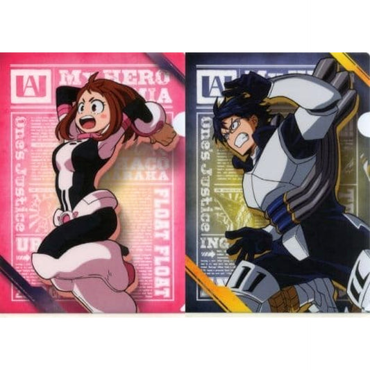 My Hero Academia Ochako Tenya Iida Ichiban Kuji Fighting Heroes Feat. One's Justice A4 File Folder Set OJ Collaboration Prize 2 [USED]